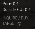 price inquire and target