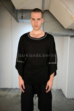 cropped pullover｜M｜Black｜cut and sewn｜någonstans